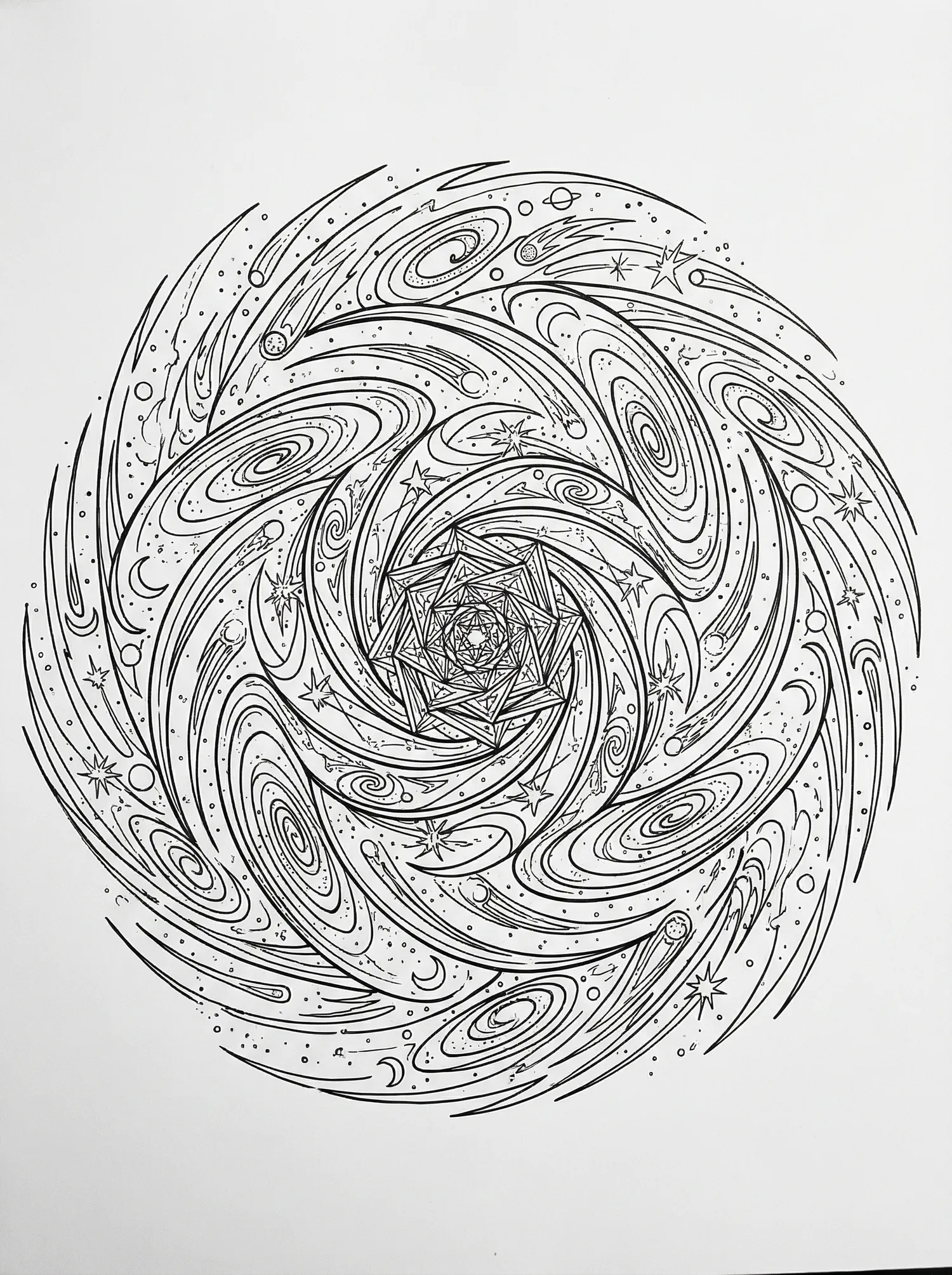 Galaxie Abstraite - pack Mandalas Zen